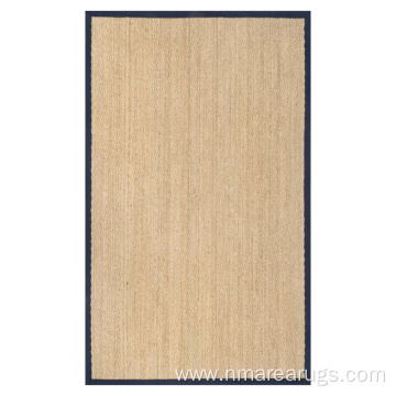 Natural fiber woven rug seagrass rugs floor mats